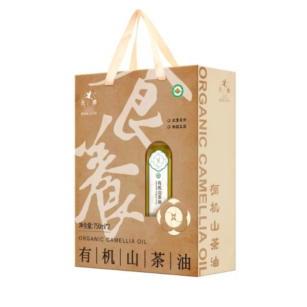 元黍食养有机山茶油750ml*2礼盒