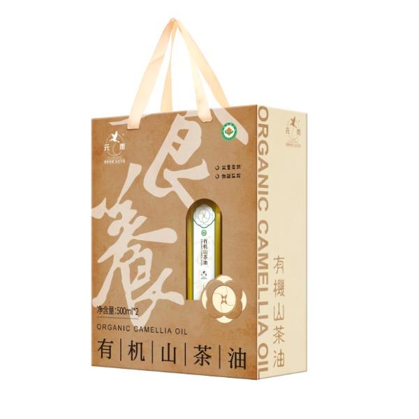 元黍食养有机山茶油500ml*2礼盒