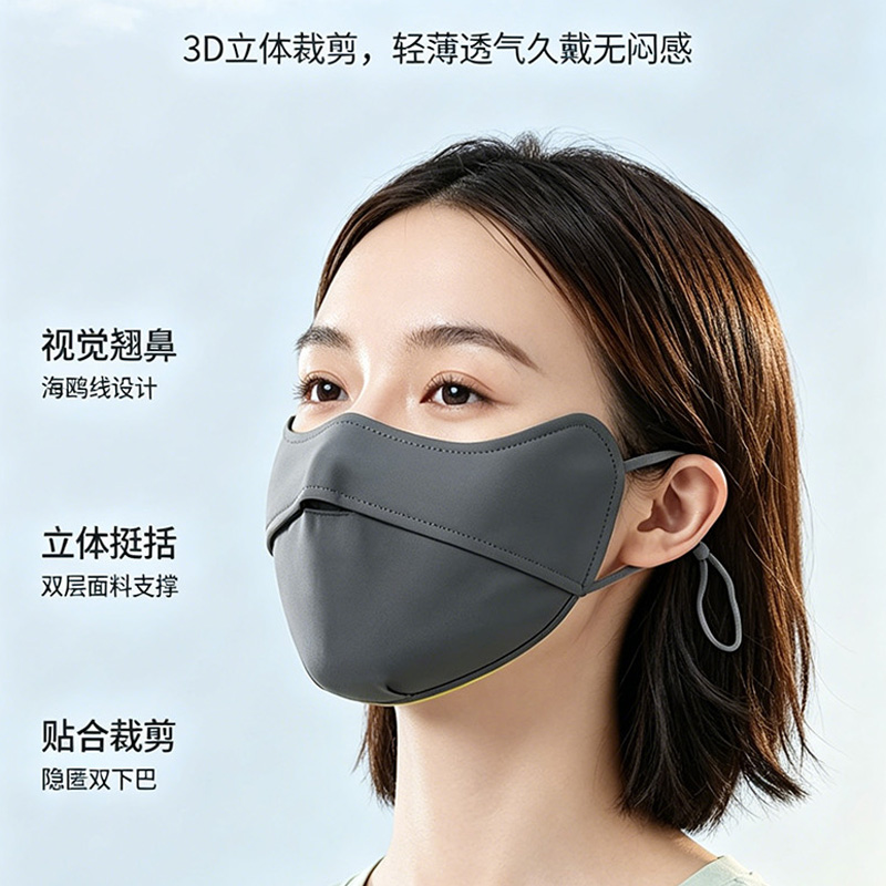 路悠悠透气护眼角防晒口罩XKZ143