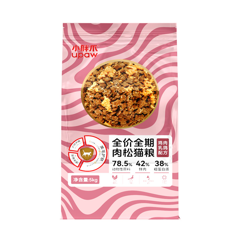 小胖爪（upaw）全价全期肉松猫粮5kg
