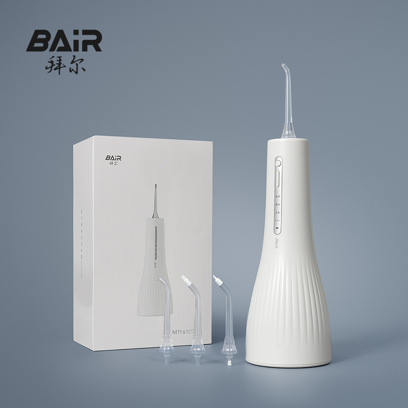 拜尔手持式冲牙器M11s皓月白