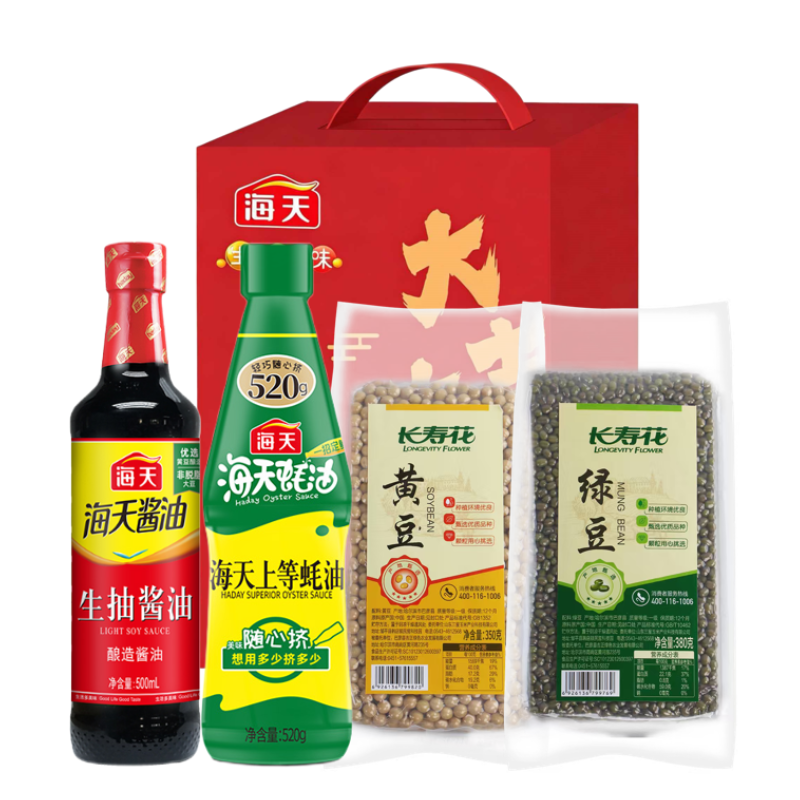海天&长寿花酷暑组合-C款500ml+1050g