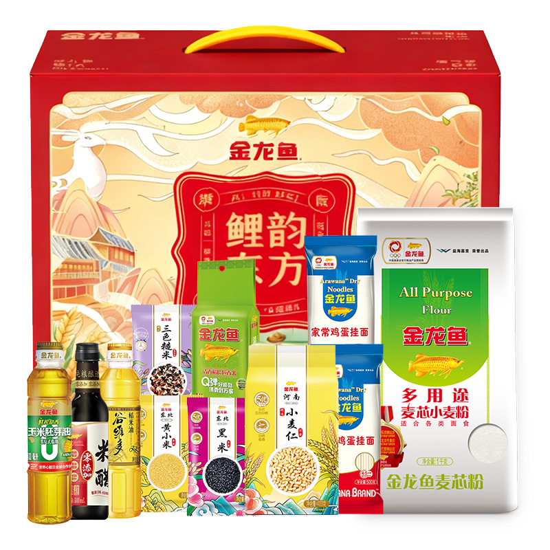 金龙鱼“鲤”韵东方粮油大礼包B款