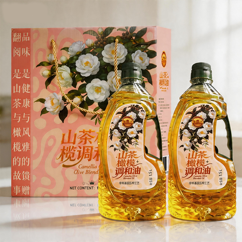 伊比萨山茶橄榄调和油1.5升简装礼盒