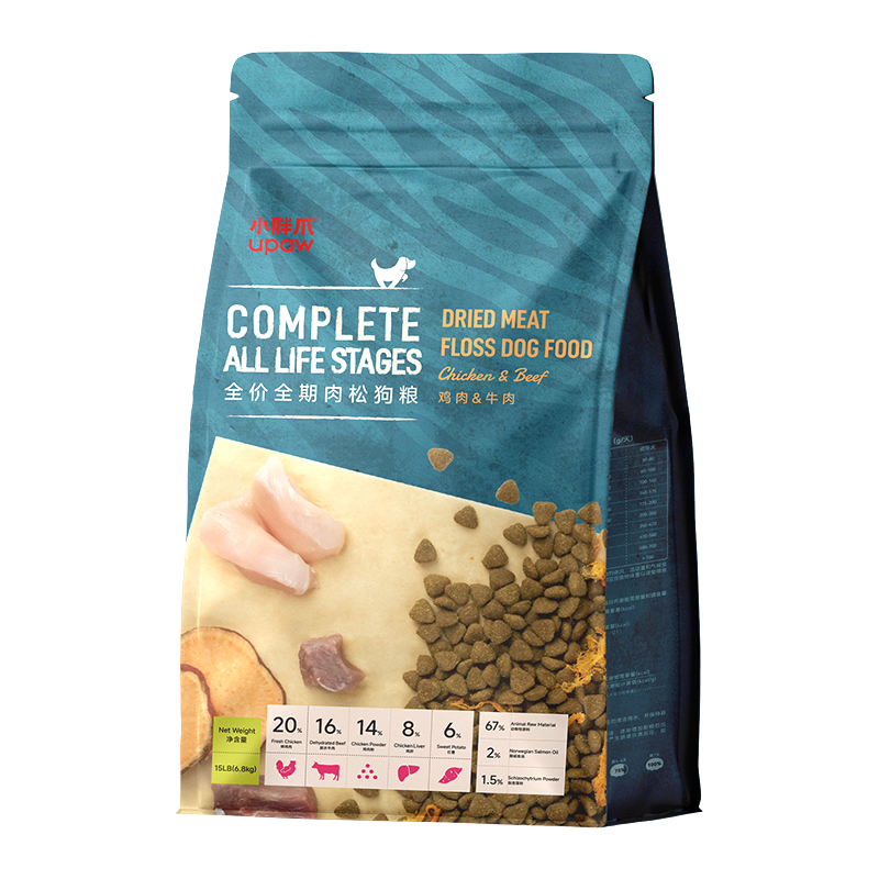 小胖爪（upaw）全价全期肉松犬粮1.5kg