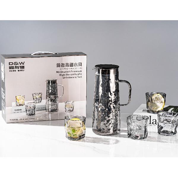 萌感觉简奢高硼水具五件套