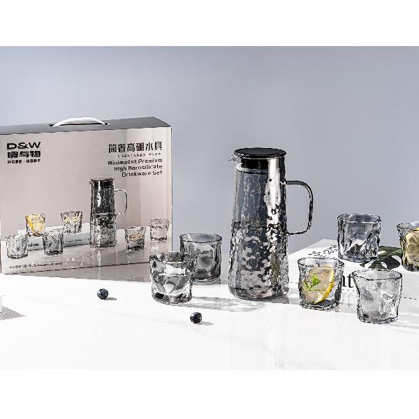 萌感觉简奢高硼水具七件套