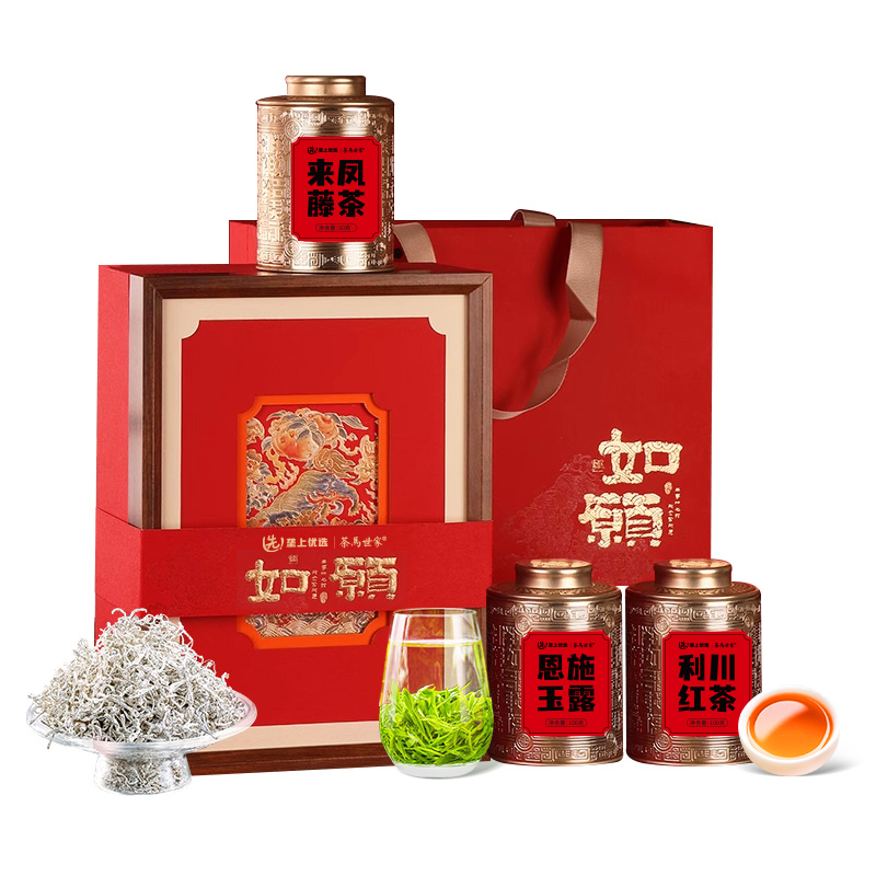 茶马世家恩施如愿三宝礼盒250g
