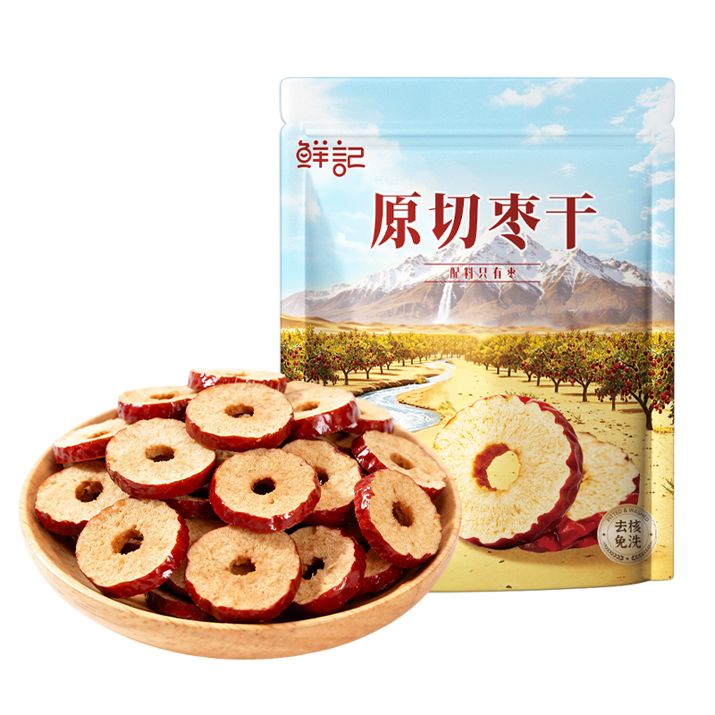 鲜记原切枣干298g