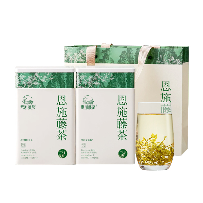 茶马世家来凤藤茶恩施藤茶80g*2罐