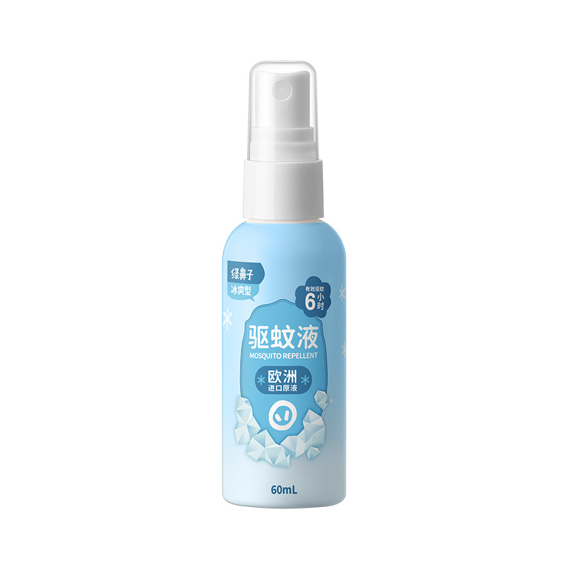 绿鼻子驱蚊喷雾防蚊户外驱蚊花露水60ml（凉感款）