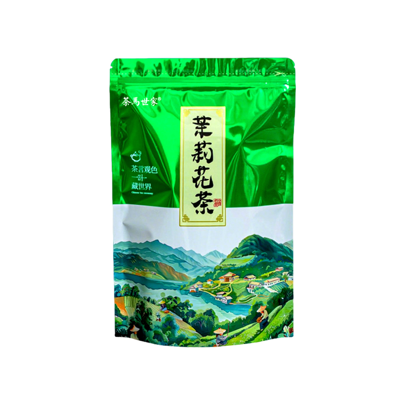 茶马世家特级茉莉花茶横县原产川派茉莉绿茶袋装250g