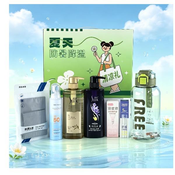 福礼掌柜清凉礼悠然暑序护发驱蚊止痒礼盒套装