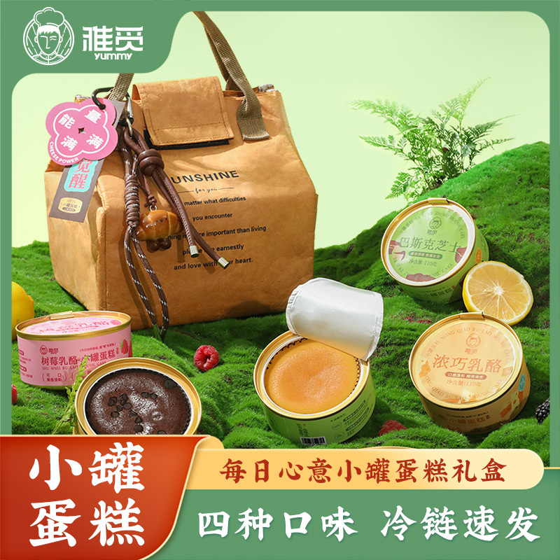 魏县雅觅每日心意小罐蛋糕礼盒880g