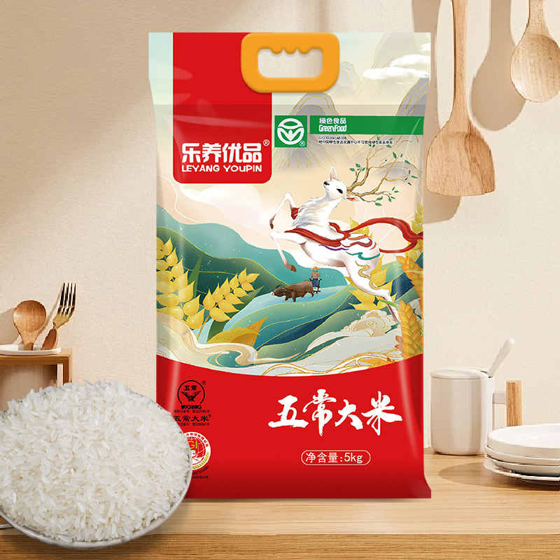 乐养优品五常大米祥鹿红款5KG（单层真空）