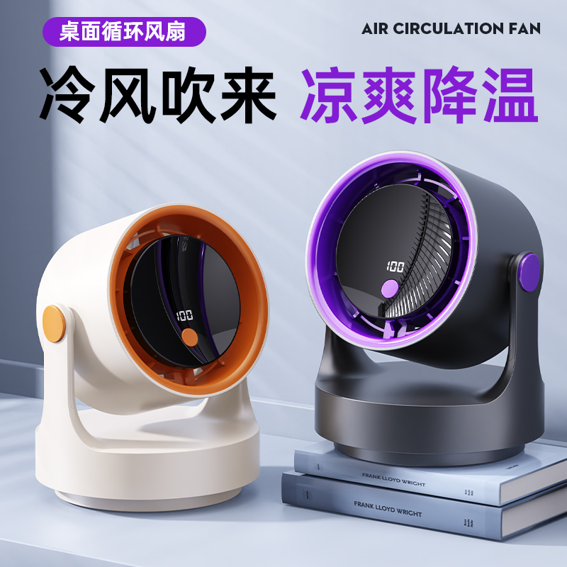 奥苏米桌面壁挂摇头两用高速风扇