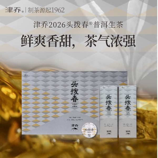 津乔26头拨春（鉴赏版）普洱生茶