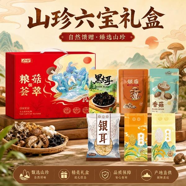山野源粮粮菇荟萃1315g