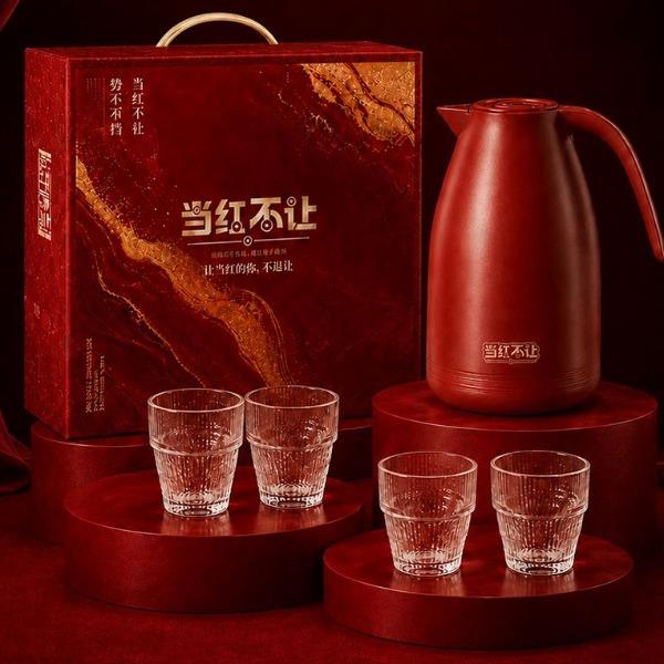 佰乐扣当红不让-澄光保温壶五件套CG/L5H