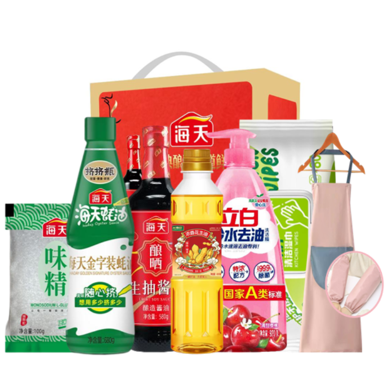 海天厨房调味用品组合-E款2980g+400ml