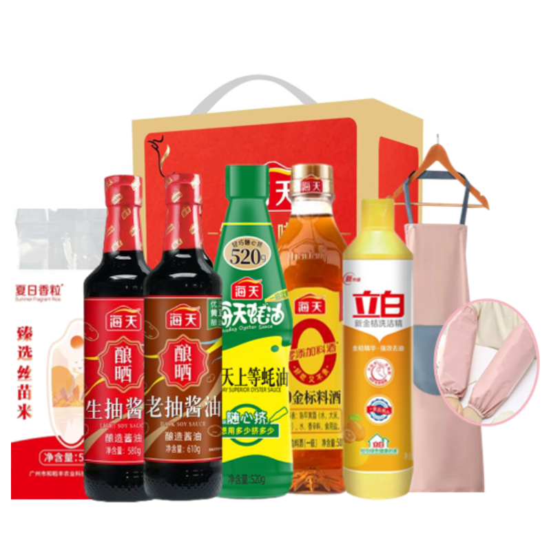 海天厨房调味用品组合-C款2818g+500ml