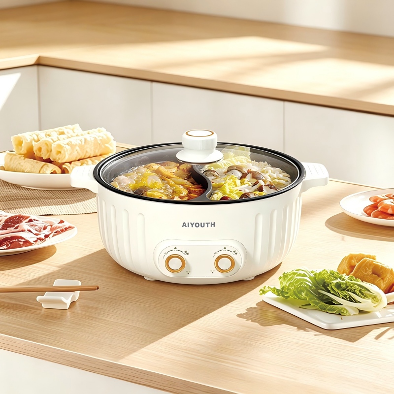 艾青春6L电火锅鸳鸯火锅多功能电火锅AI-HG509