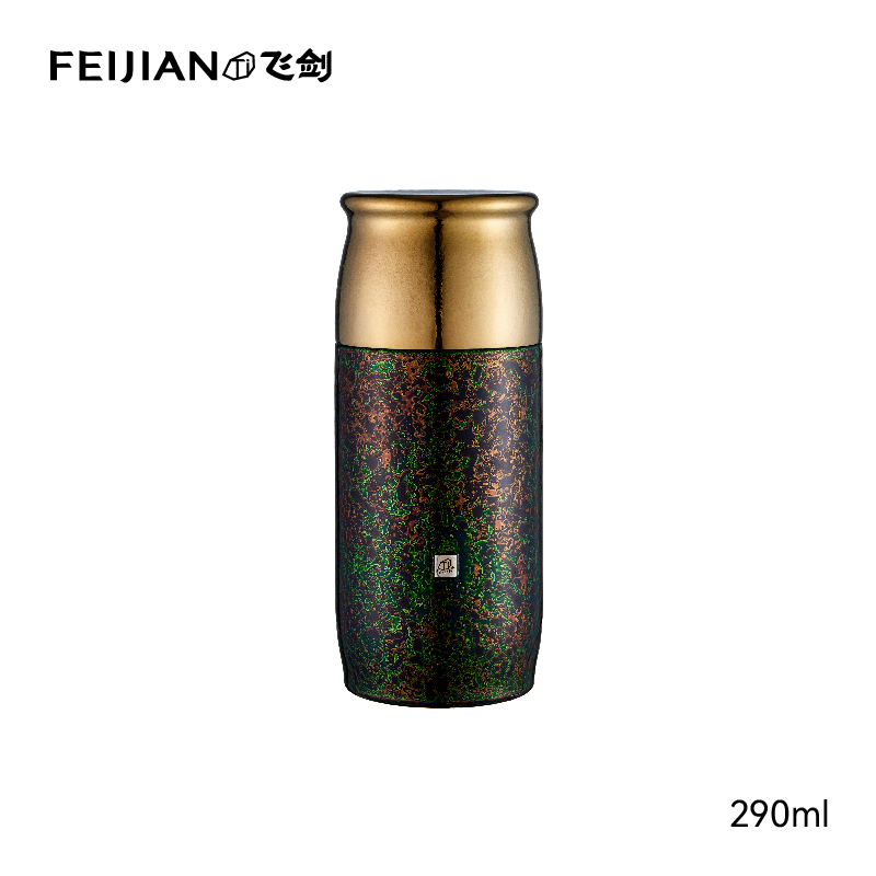 飞剑290ml非遗大漆系列钛晶华彩杯TQ-290-02A