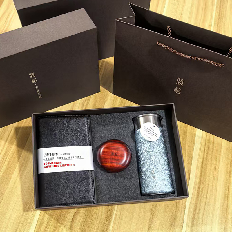 【唛恪】商务手帐本+羊角按摩梳+纯钛保温杯