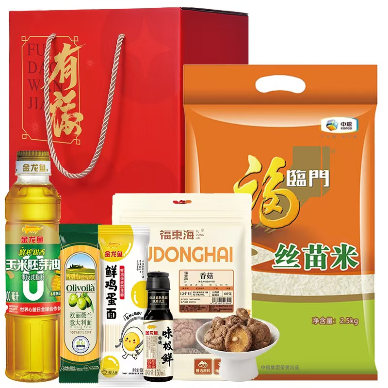 金龙鱼鲜味十足有福粮油伴手礼
