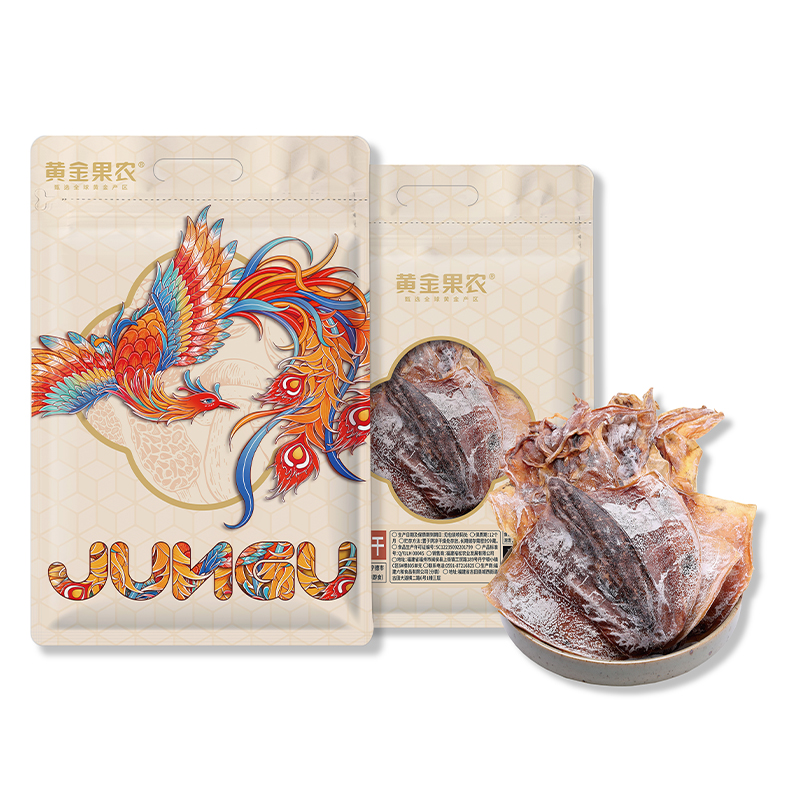 黄金果农墨鱼干160g