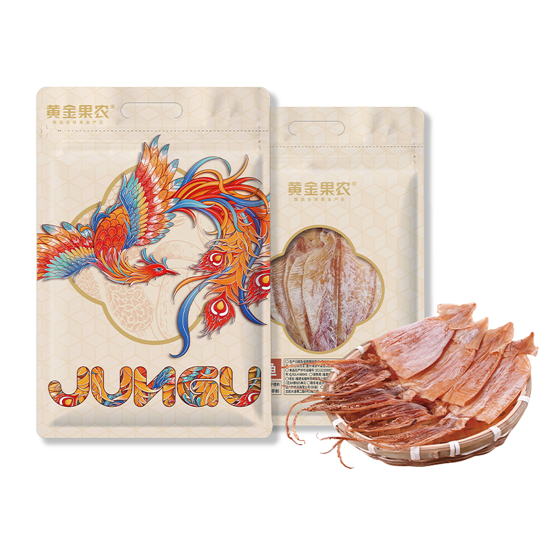 黄金果农鱿鱼干252g