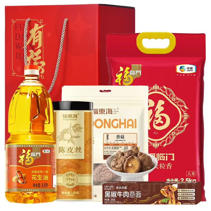 金龙鱼劲道十足有福粮油礼盒