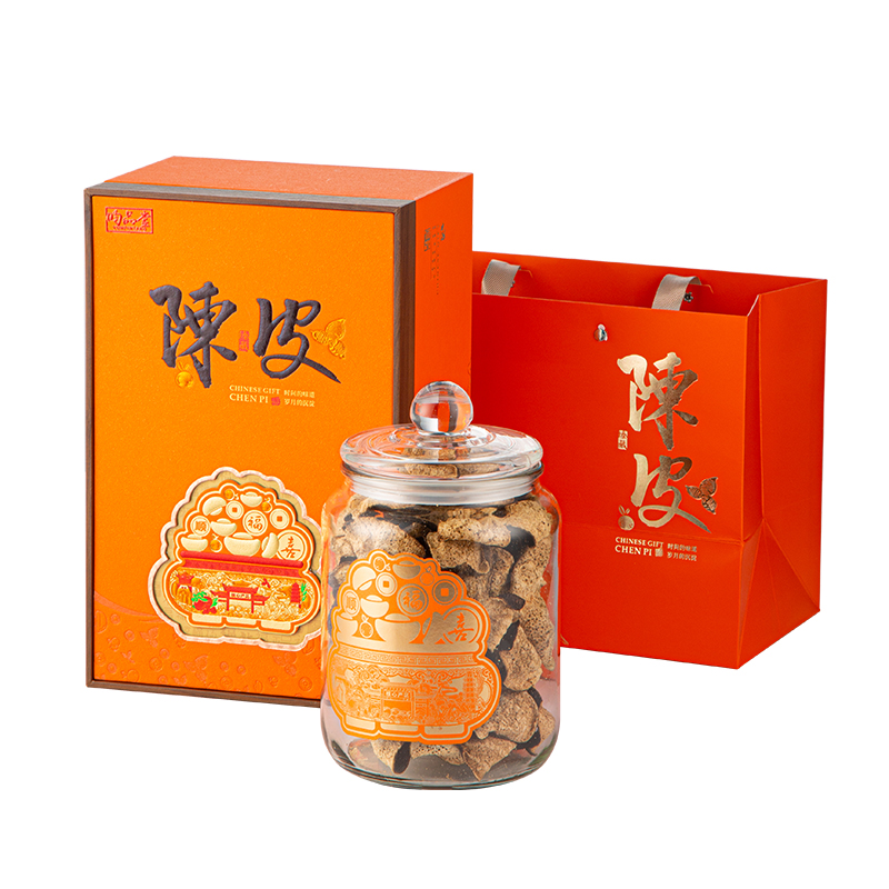 昀品堂-金铖臻宝新会干仓陈皮礼盒QC-202325