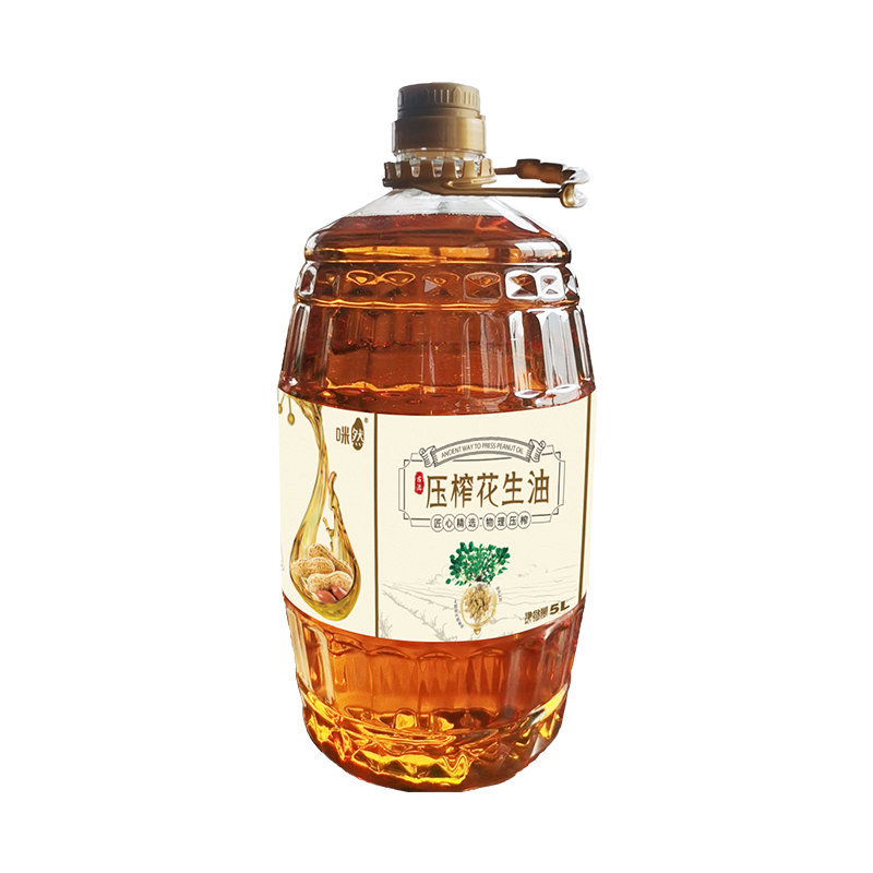 咪然古法小榨花生油5L