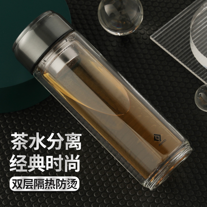 怡樂雅商務雙層玻璃杯YLYC-230