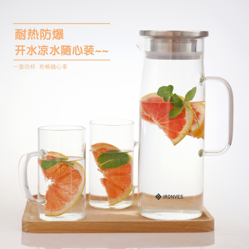 怡樂雅高硼硅玻璃水具五件套YLYS589