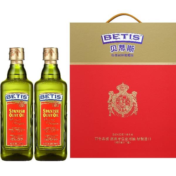 贝蒂斯特级初榨橄榄油礼盒（500ml*2）（精装版）