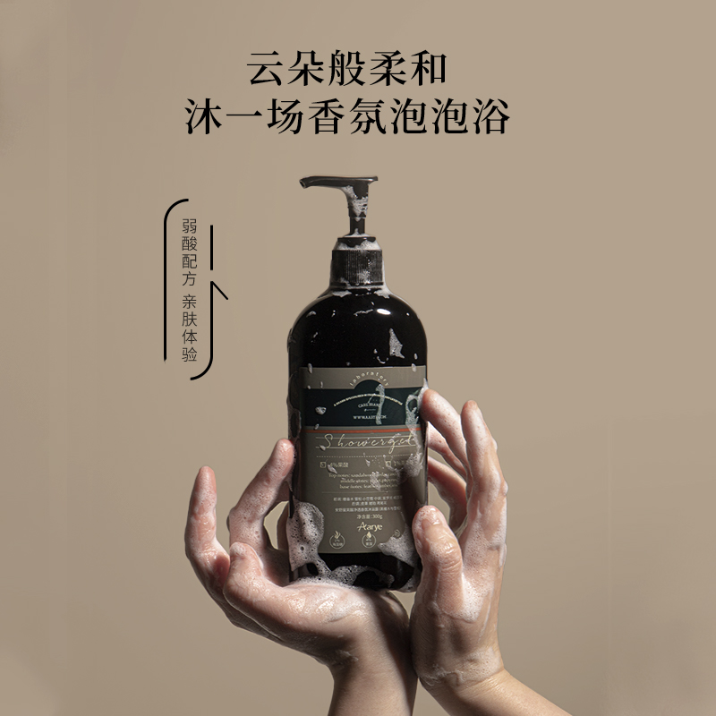 白苔与雪松沐浴露