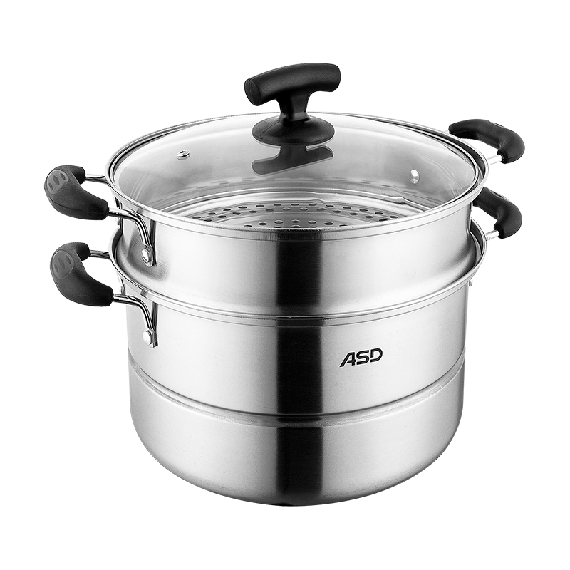 爱仕达JX1526不锈钢蒸锅