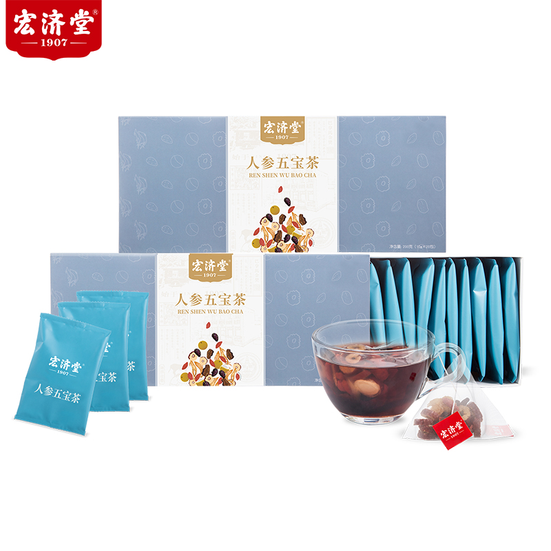 宏济堂人参五宝茶200g