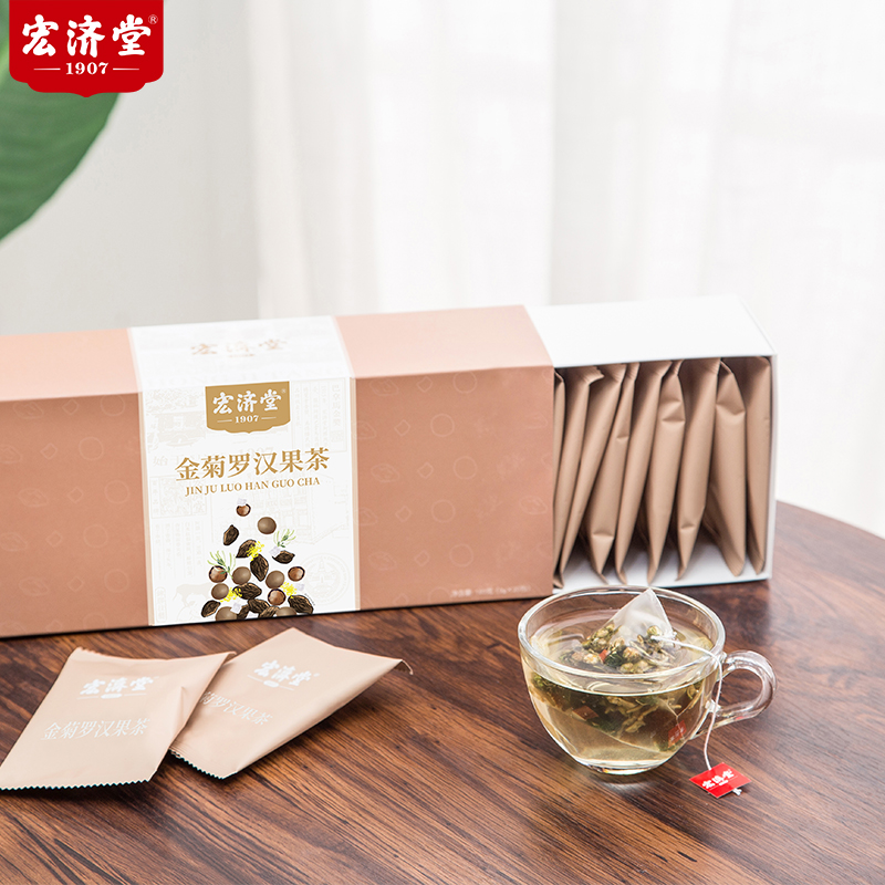 宏济堂金菊罗汉果茶180g