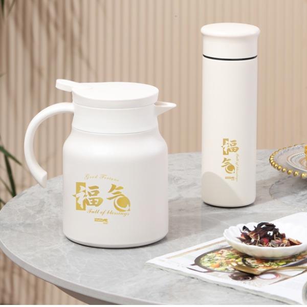 易铂福气保温杯壶两件套YP-6538