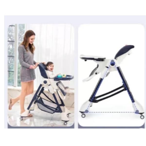 卡曼宝宝婴儿餐椅可折叠便携式多功能椅子小孩儿童吃饭餐桌椅座椅