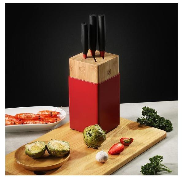 双立人NowS系列刀具4件套(红黑)ZW-K309