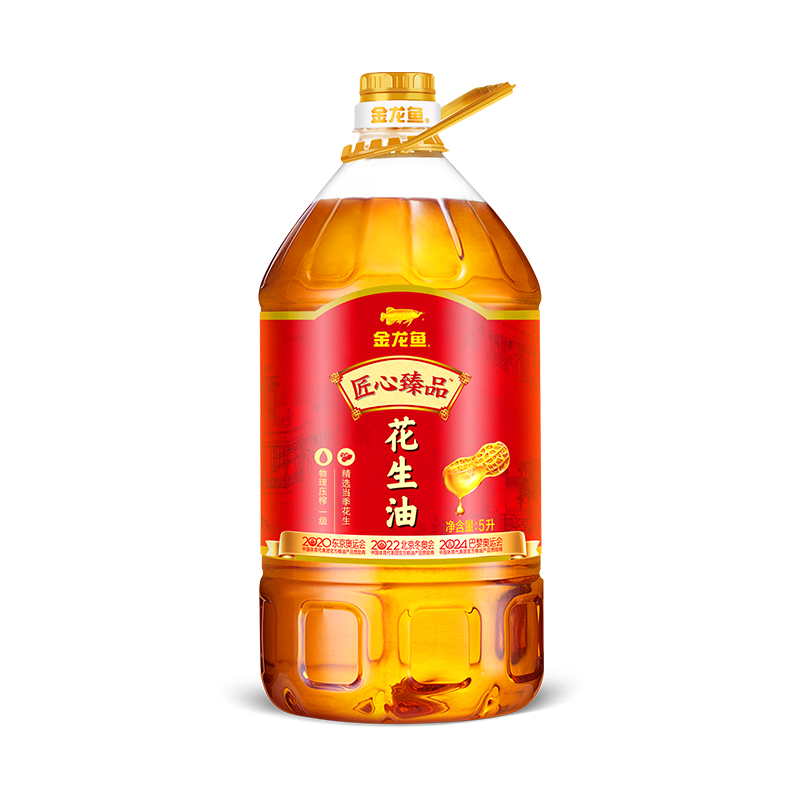 金龍魚匠心臻品花生油5L
