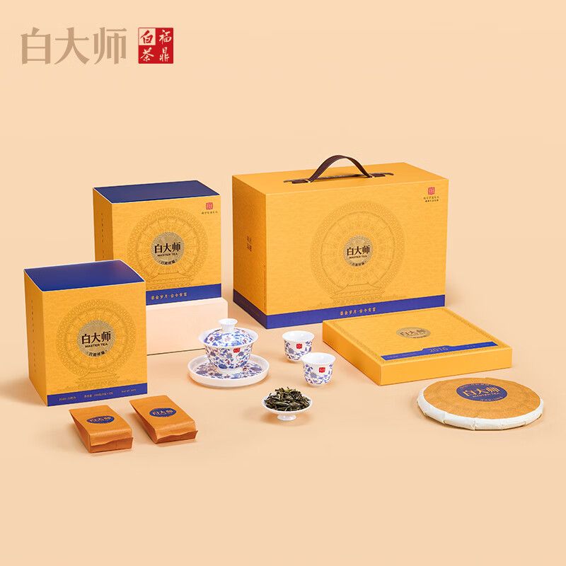 白大師佳節(jié)禮·宮迎祥瑞白茶組合裝400g