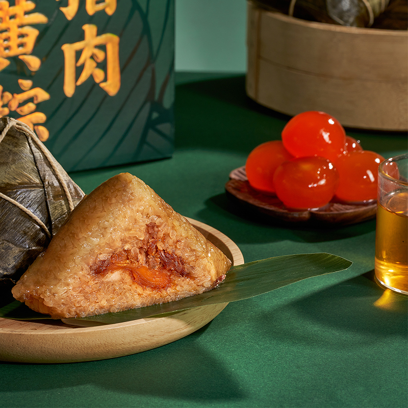 椰林工坊黑豬肉蛋黃粽8枚裝
