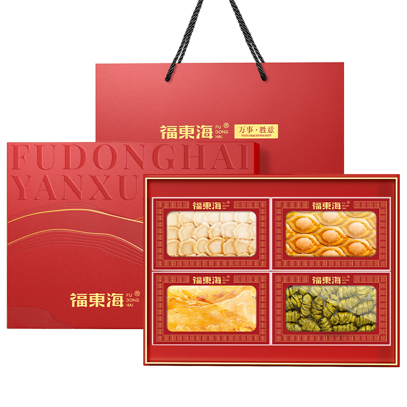 福東海【萬事勝意】四寶（西洋參+鮑魚+鐵皮石斛+鱈魚膠）-E