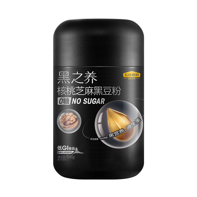 五谷磨房-核桃芝麻黑豆粉（0糖）648g