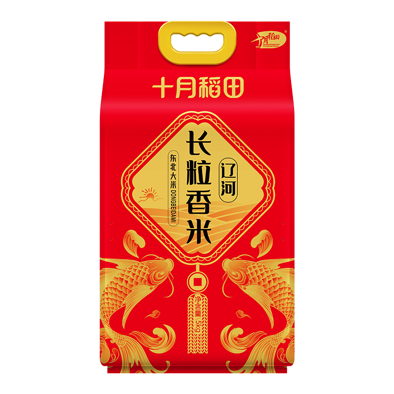 十月稻田東北大米遼河長(zhǎng)粒香5kg